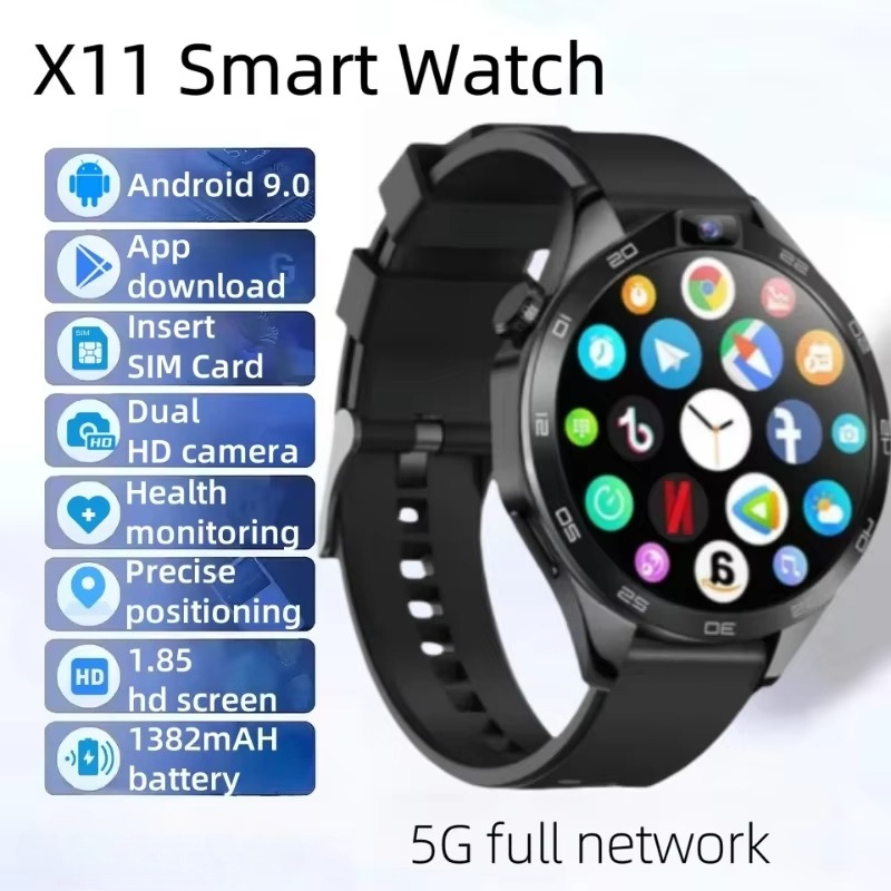 Smartwatch Watches For Women With Gps - Nieuwe X11 4G Smartwatch voor heren,