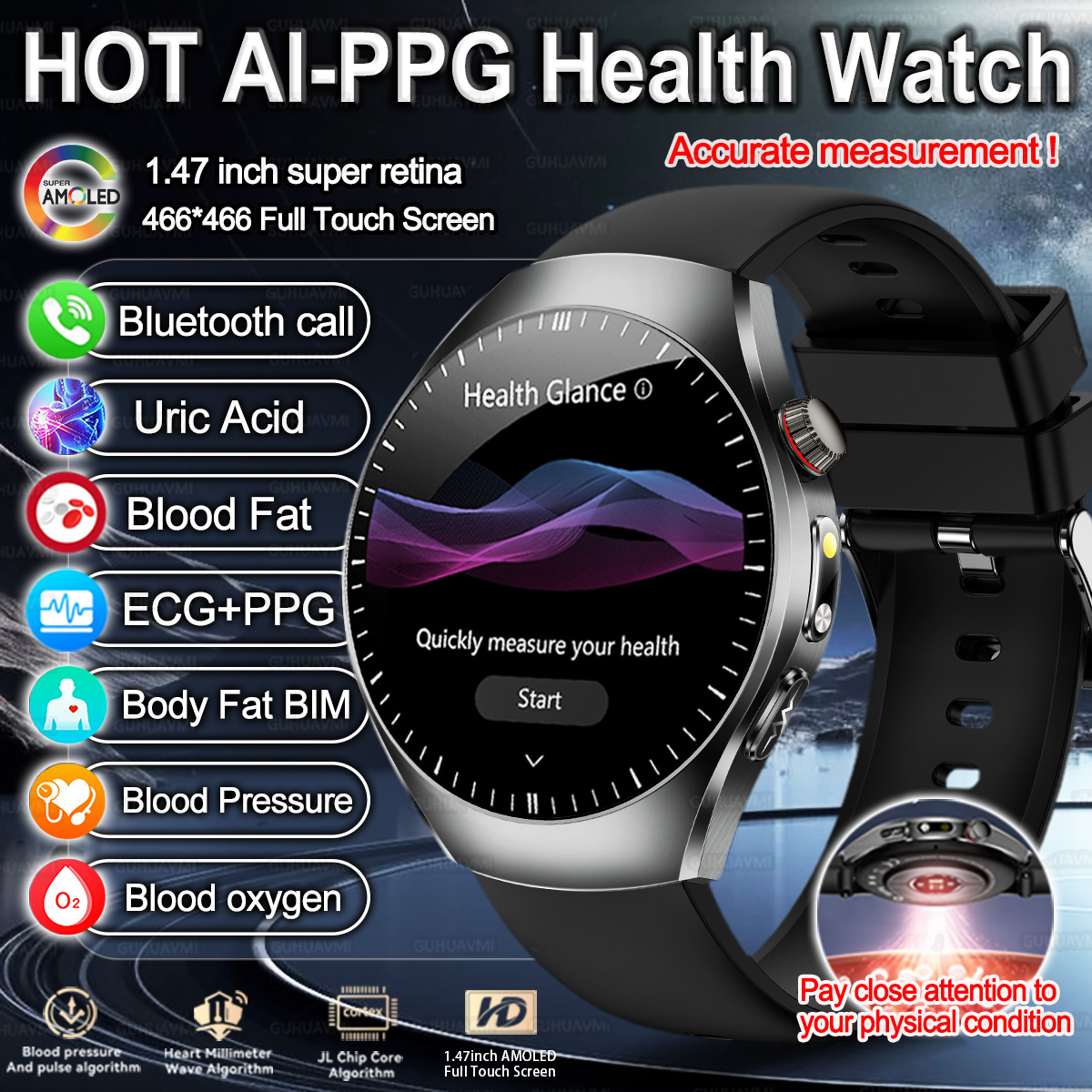 Nieuw merk 2026-upgrade Gezond - Smartwatch Watches Brands For Women recensie en prijs